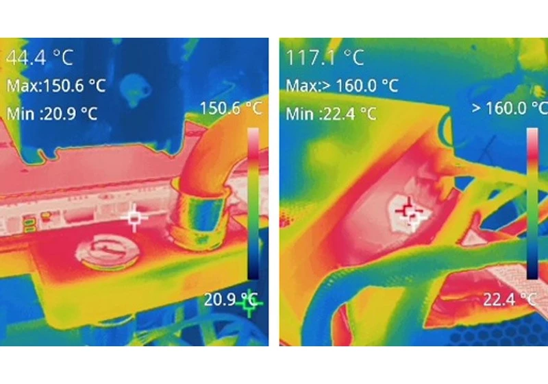  Nvidia RTX 5090's 16-pin power connector hits 150C in reviewer's thermal camera shots 