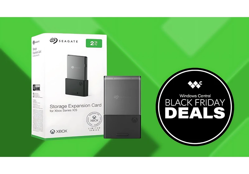  Save big on the Xbox Series X|S storage expansion card as the price plummets again with this early Black Friday deal 