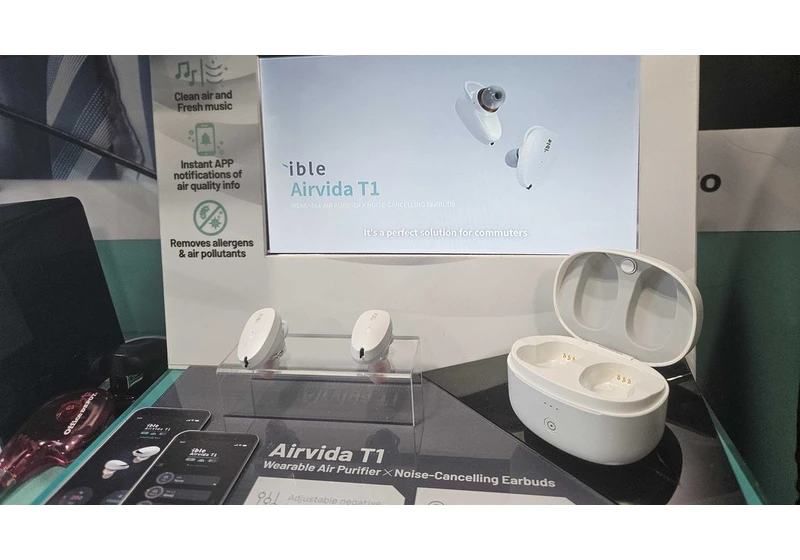  I saw wireless earbuds that are also air purifiers, and they claim to be a maskless mask 