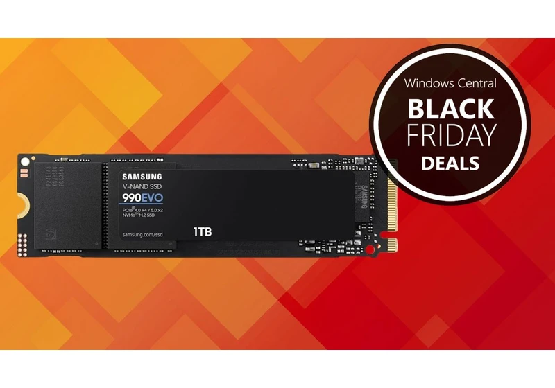  Samsung's cutting-edge PCIe 5.0 1TB SSD got a HUGE 53% Black Friday price cut. Don't miss one before they sell out! 