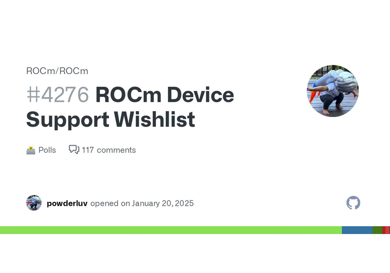 ROCm Device Support Wishlist