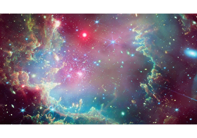 'Cosmic Wreath' Sparkles In Festive NASA Space Image