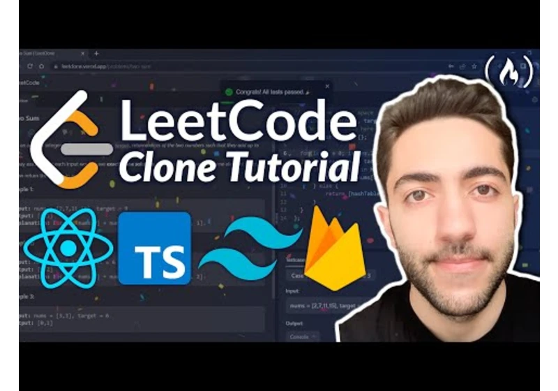 Build and Deploy a LeetCode Clone with React, Next JS, TypeScript, Tailwind CSS, Firebase