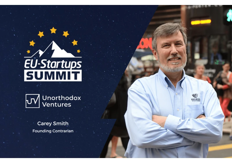 Carey Smith, Founding Contrarian, Unorthodox Ventures will speak at this year’s EU-Startups Summit!