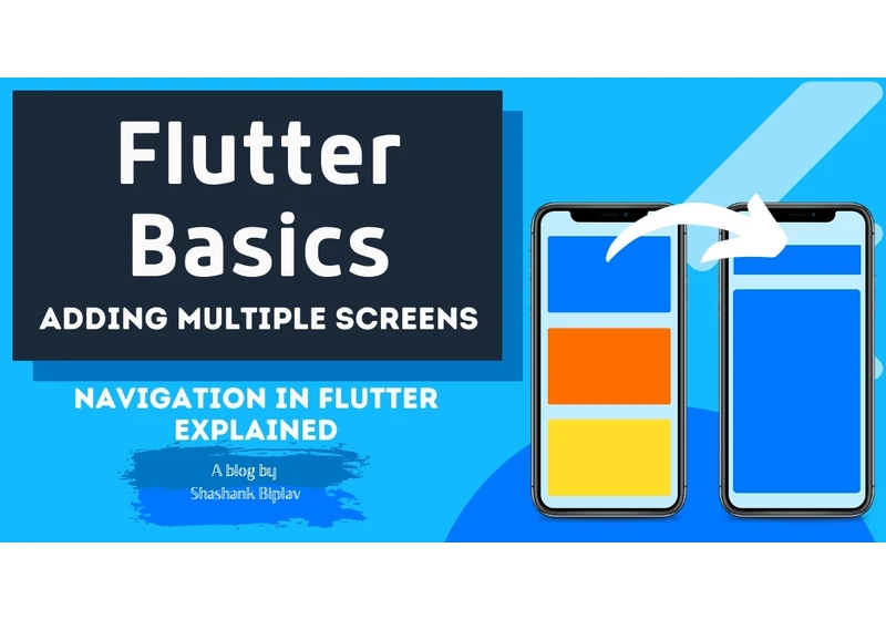 Flutter Basics - Adding Multiple Screens