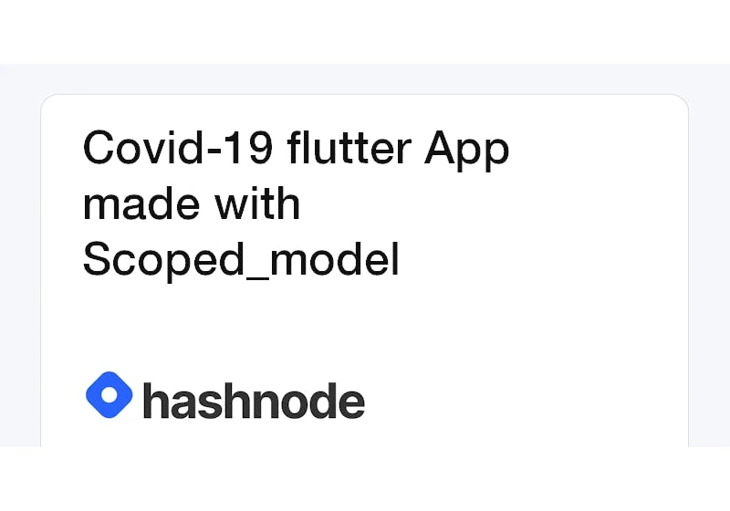 Covid-19 flutter App made with Scoped_model