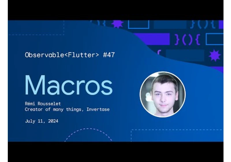 Rewriting freezed with Macros | Observable Flutter #47