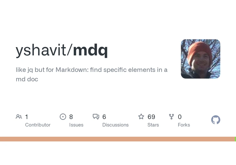 Show HN: Jq-Like Tool for Markdown
