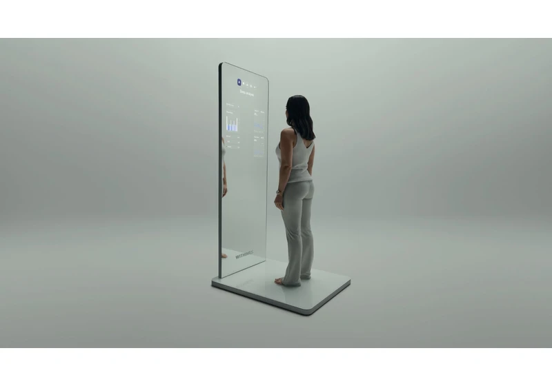 Withings’ new magic mirror offers an in-depth look at your health data