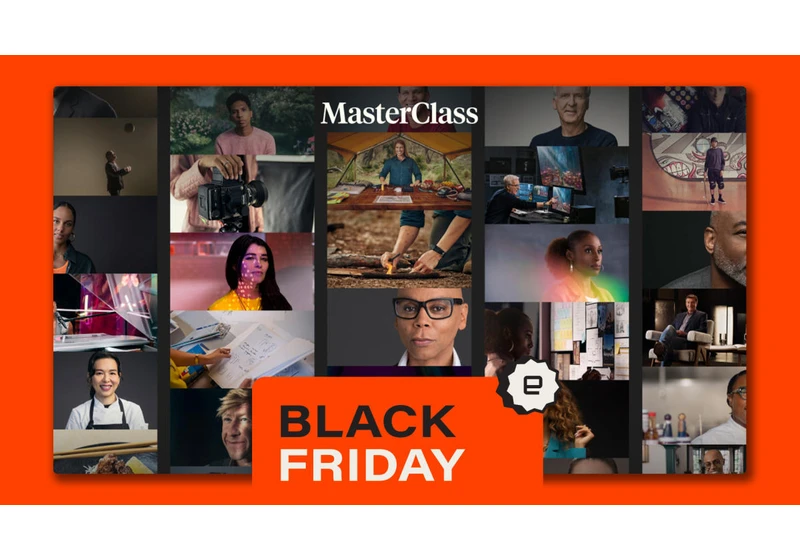 Black Friday deals on MasterClass subscriptions are as low as $7 per month