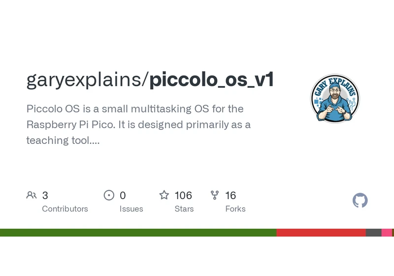 Piccolo OS, a Small Multitasking OS for the Raspberry Pi Pico