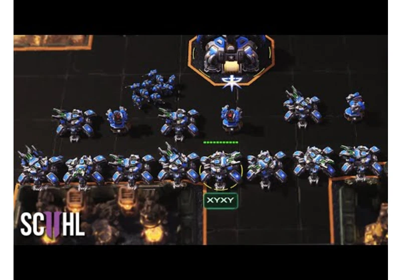 The Great Wall of Siege Tanks - Starcraft 2: XY vs. Coffee