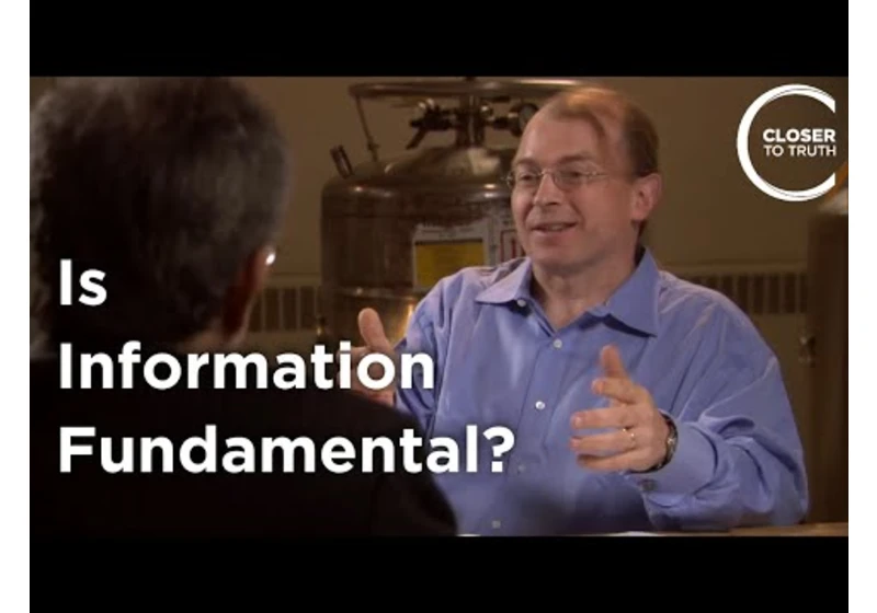 Seth Lloyd - Is Information Fundamental?