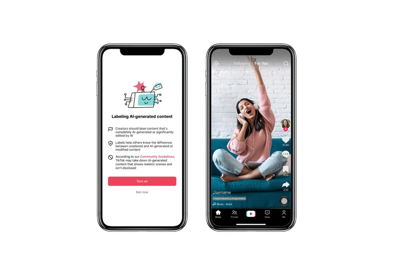 TikTok now lets creators label AI-generated content