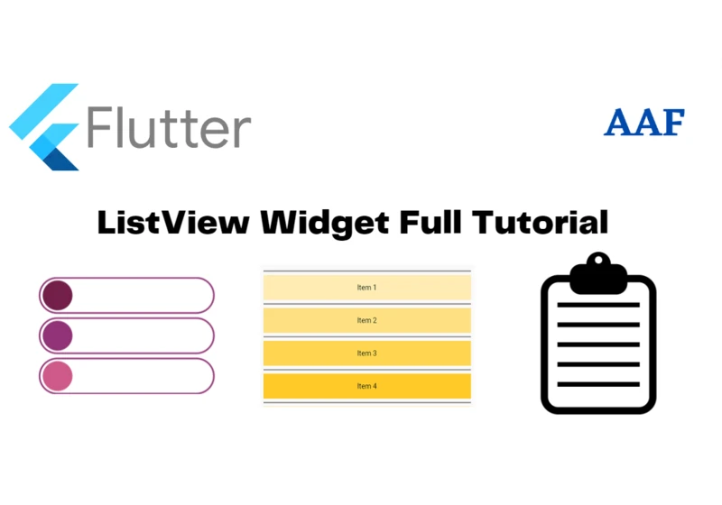 Flutter ListView Widget Full Tutorial