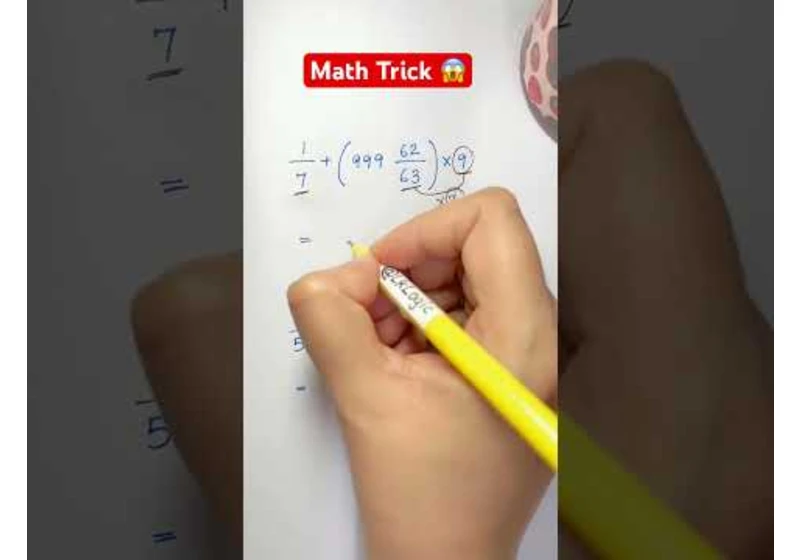 Math Trick