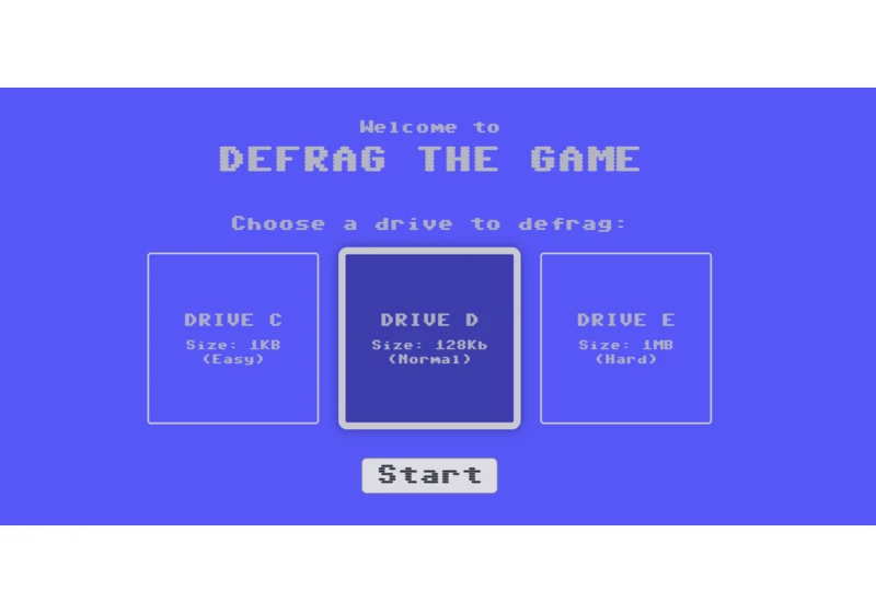 Show HN: Defrag the Game