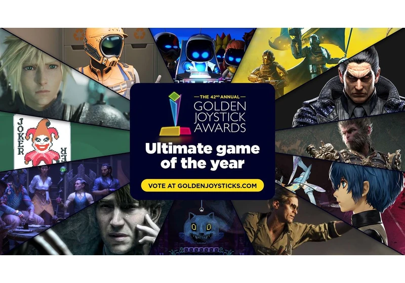  Golden Joystick Awards 2024 voting is still live for 24 hours — this nominee easily got my GOTY pick 