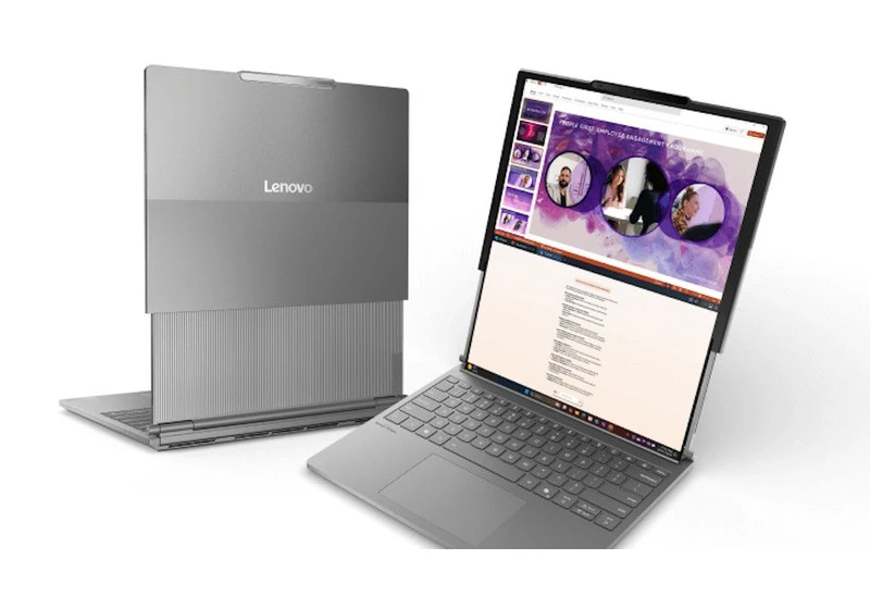  Lenovo’s laptop with rollable screen possibly spotted – and I’m not sure whether it’s a great idea, or a disaster waiting to happen 