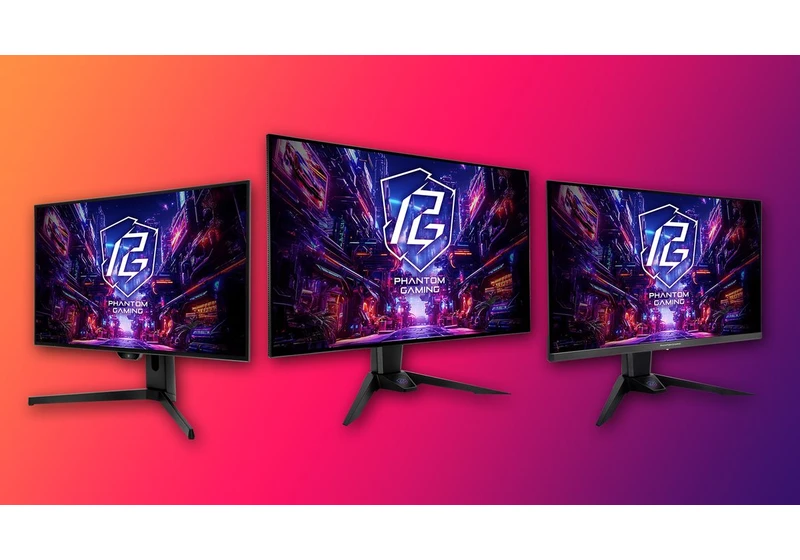  ASRock launches a trio of OLED gaming monitors for demanding gamers — lineup offers refresh rates from 240 Hz to 480 Hz and response times of 0.3 ms 