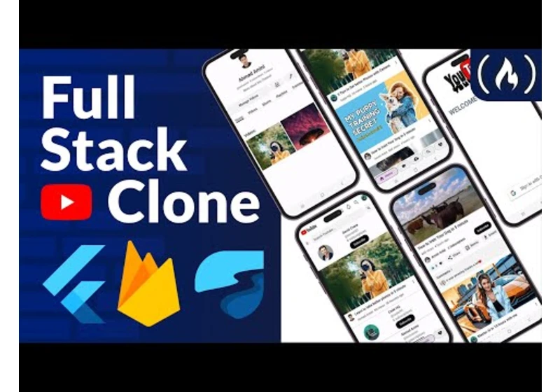 Full Stack Flutter, Firebase and Riverpod – Build a YouTube Clone