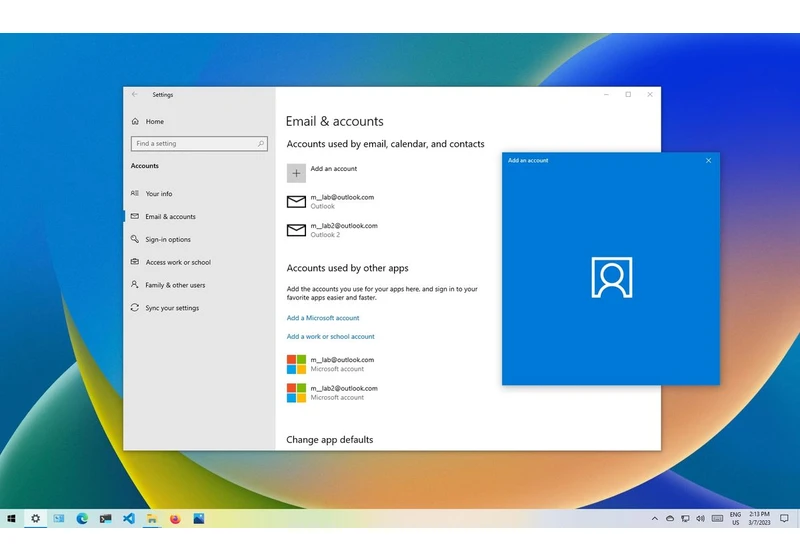  How to manage email and account settings on Windows 10 