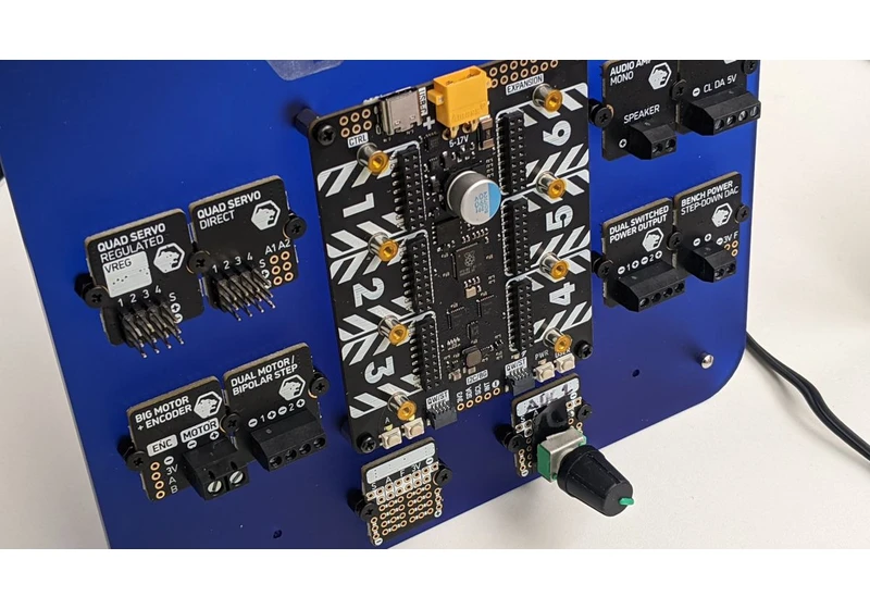  Pimoroni Stealthily Announce RP2040 Yukon Modular Robotics Platform 