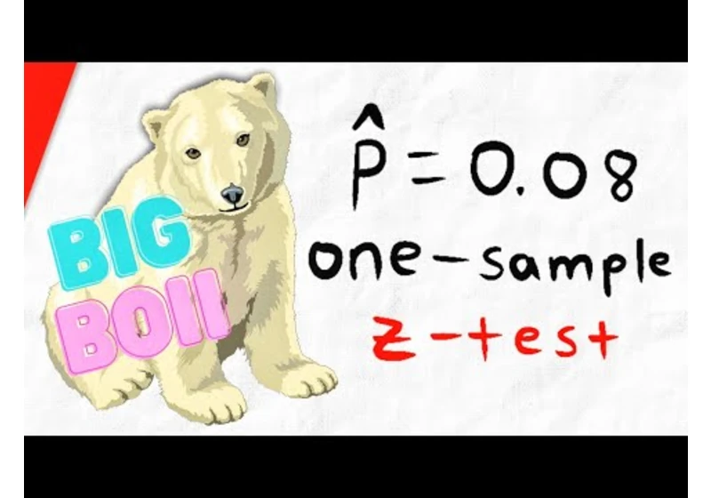 Polar Bears and a One Proportion Hypothesis Test | Statistics Exercises