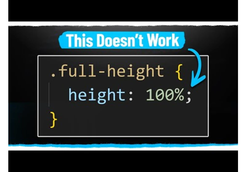 Are You Making These CSS Height Mistakes?