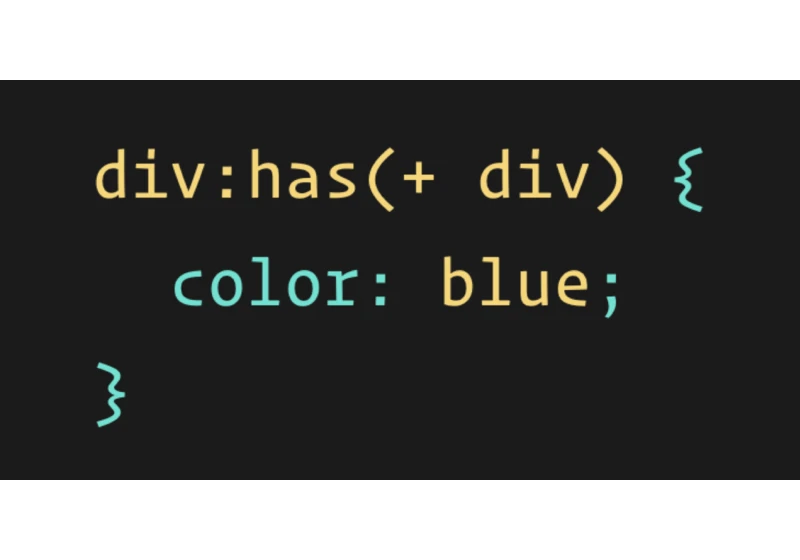 Did You Know About the :has CSS Selector?