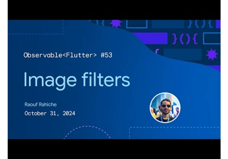 Image filters | Observable Flutter #53