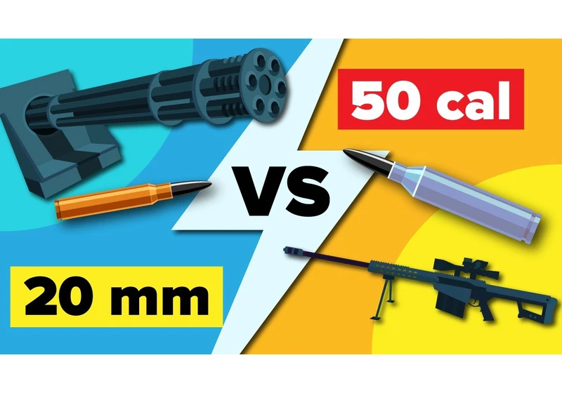 .50 Cal Machine Gun vs 20mm Autocannon - Which Inflicts the Most Damage