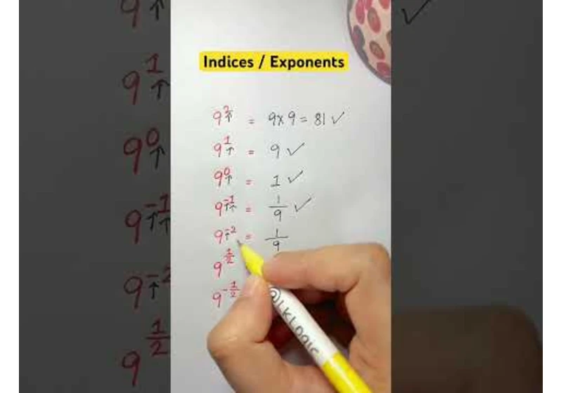 Indices / Exponents