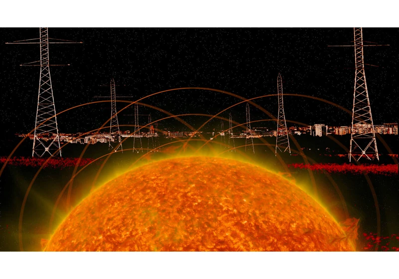 How a solar storm could knock out the power grid and the internet