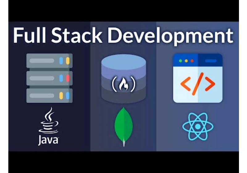 Full Stack Development with MongoDB, Java, and React – Full Course