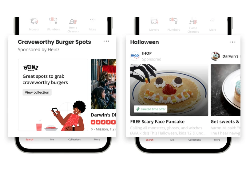 Yelp’s new ad types aim to connect national advertisers to local users