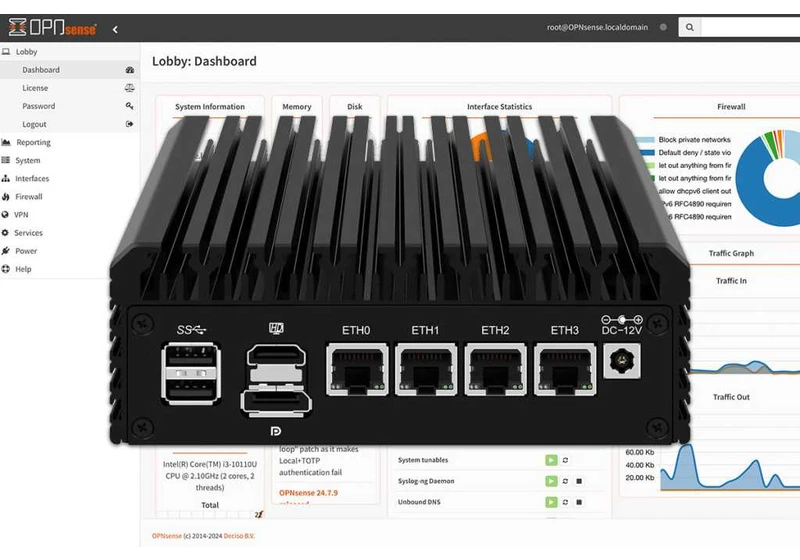 How to build your own router and firewall with Opnsense