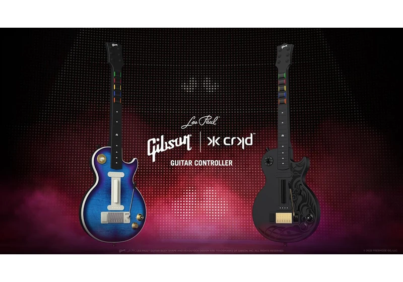 CRKD teamed up with Gibson to make new guitar controllers