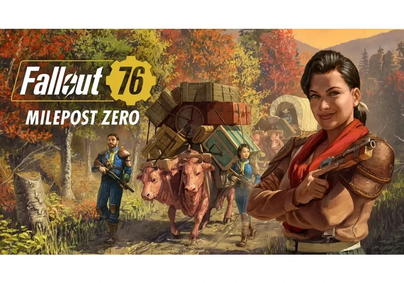  Fallout 76: Milepost Zero's new questline lets you live out your dreams of guarding Brahmin caravans 