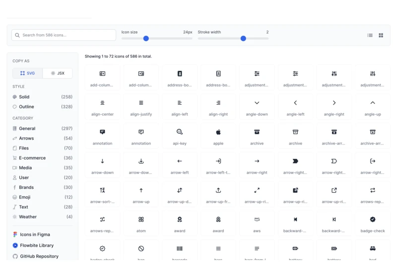 Free and open-source SVG icons