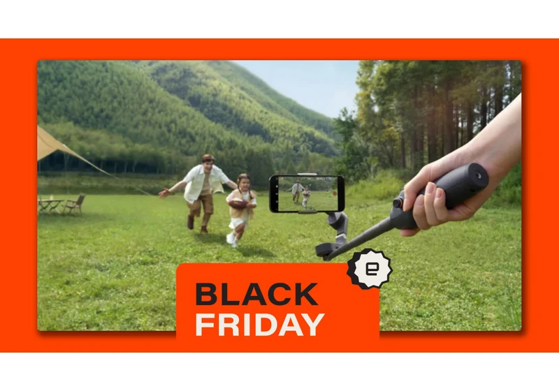 Black Friday tech deals include the DJI Osmo Mobile 6 gimbal for the lowest price we've seen