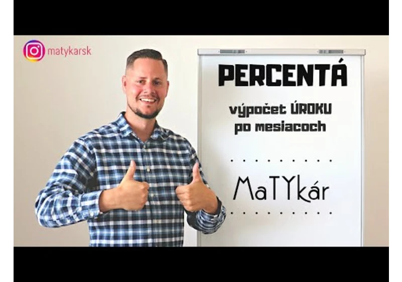 FINANČNÁ MATEMATIKA #6 | výpočet úroku po mesiacoch