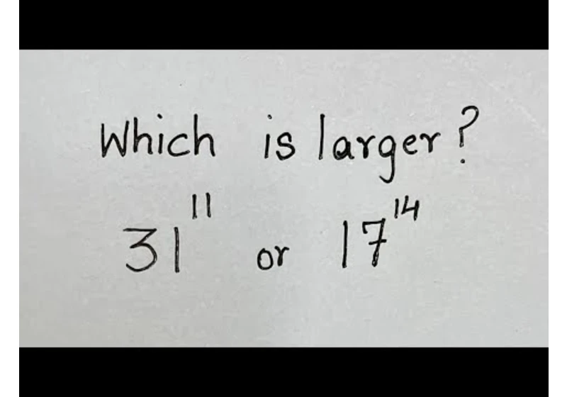 Which is larger?