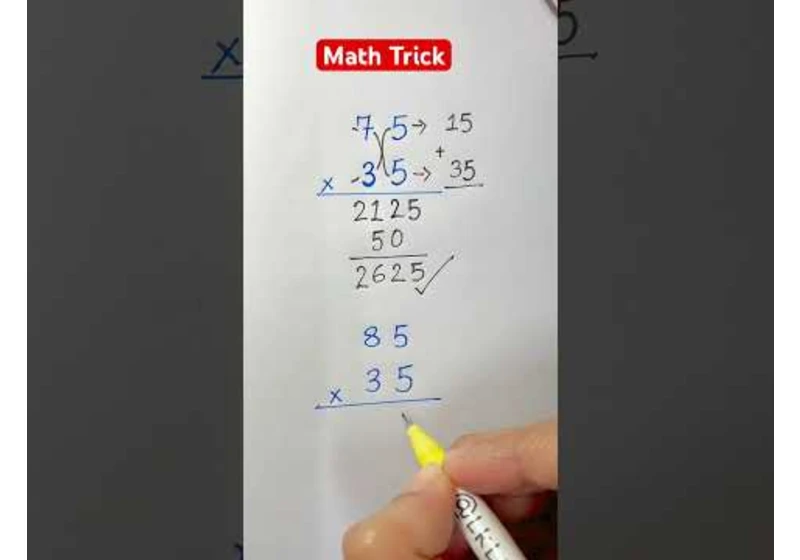 Math Trick