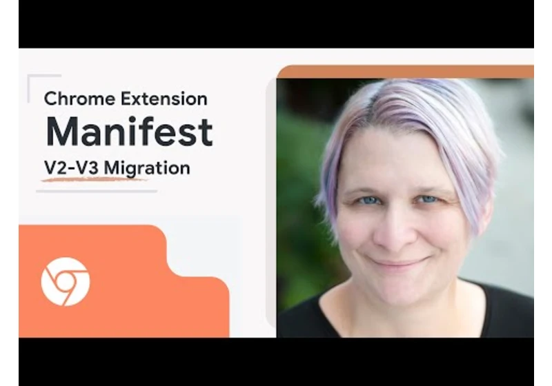 Chrome extension manifest V2-V3 migration