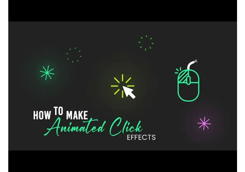 How to make Animated Click Effect using CSS & Javascript