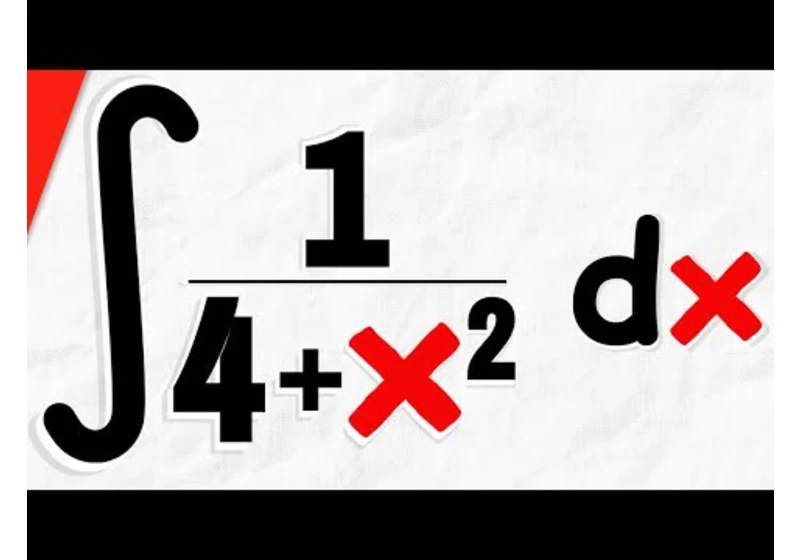 Integral of 1/(4+x^2) | Calculus 1 Exercises