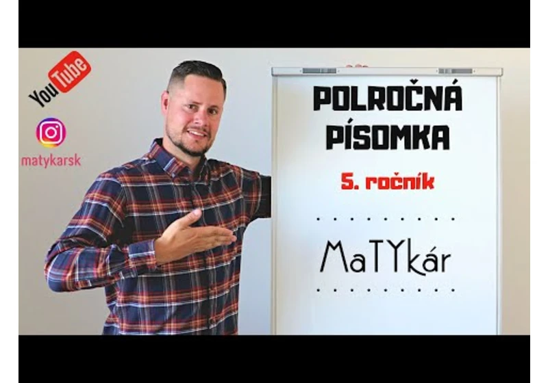 POLROČNÁ PÍSOMKA pre 5. ročník ZŠ | zadanie + riešenie