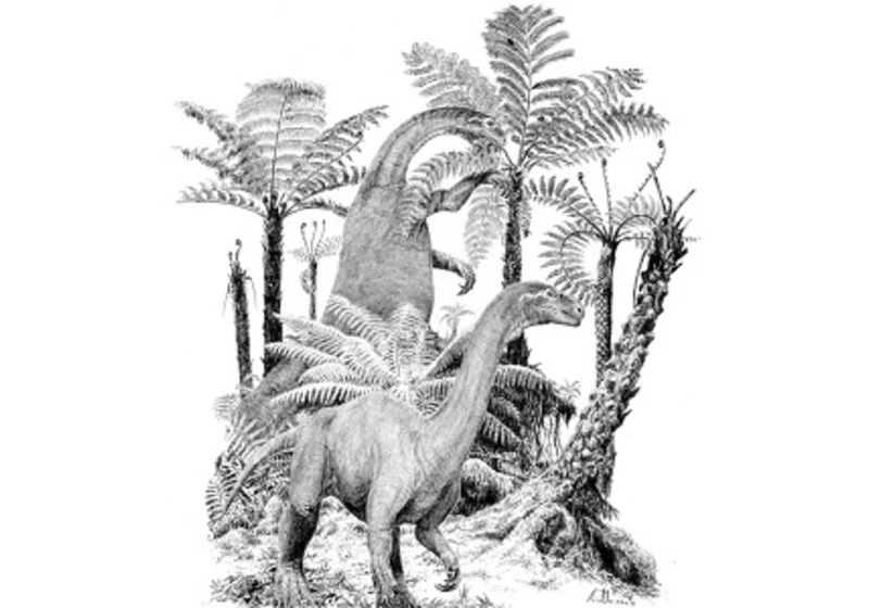 Ikonický Evropan Plateosaurus