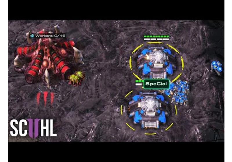 SpeCial's Double Bunker Rush - Starcraft 2: Special vs. DRG